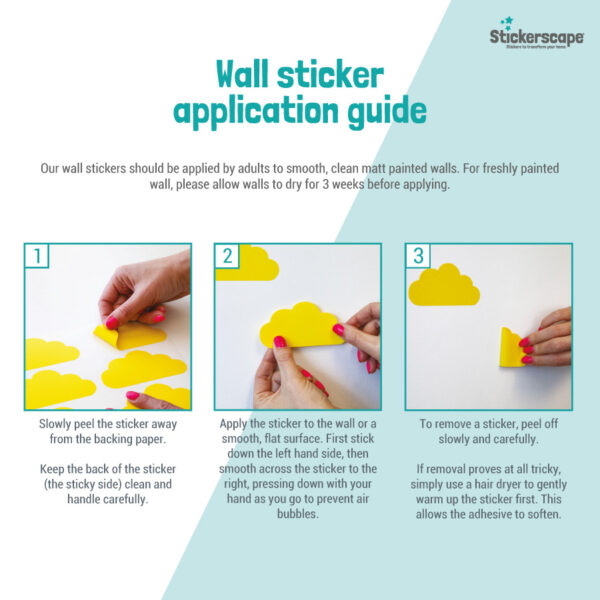 peel and stick application guide