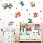 Zog and Dragons Wall Stickers lifestyle