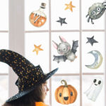 Halloween Window Stickers lifestyle