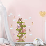 Fairy Tree House Wall Stickers lifestyle